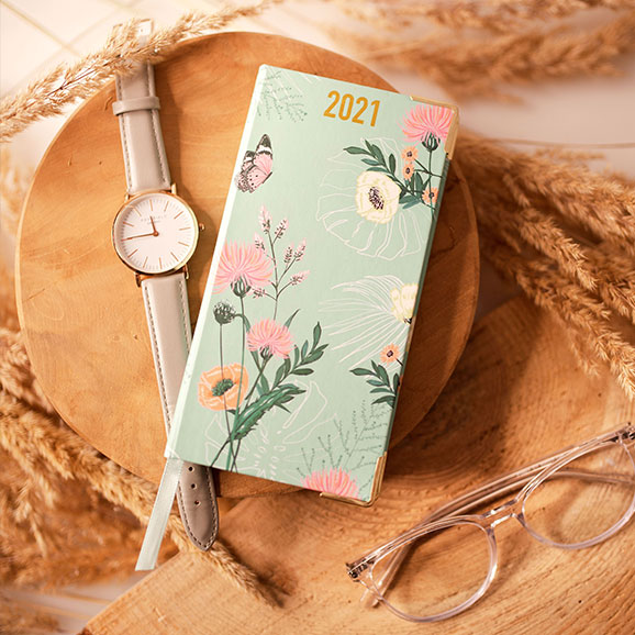 Flower calendar with glasses category-6